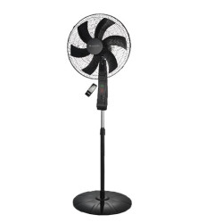 18 inch Adjustable Standing Fan with Remote Blackpoint - BP-18038BR-REM