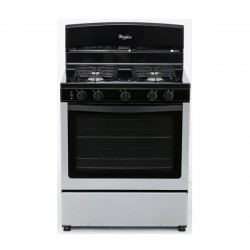 30 in 4-BURNER GAS STOVE SILVER WHIRLPOOL - LWF7230D