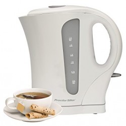 1.7 L Cordless Auto-Shutoff Electric Tea Kettle - Water Boiler and Heater Proctor Silex K4097