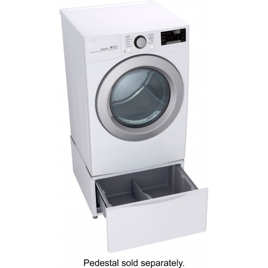 7.4 Cu. Ft. 10-Cycle Smart Wi-Fi Enabled Electric Dryer LG-DLE3500W 