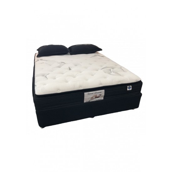 King Two Sided Pillow Top Mattress, Pillow Top Bed Frame